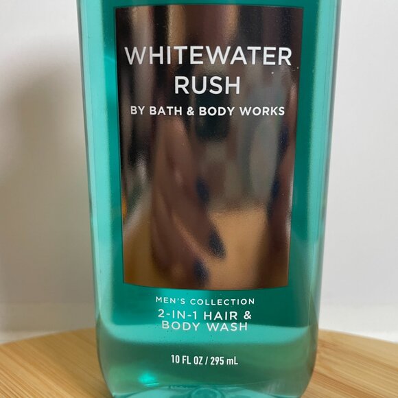 Bath & Body Works Whitewater Rush 2-in-1 Hair & Body Wash 10 oz Mens Collection - Picture 2 of 5
